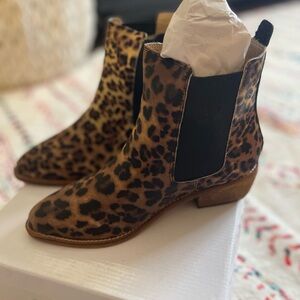 A Rider Girl Leopard Print Booties